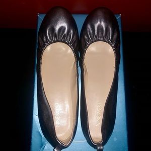 NINE WEST Leather Ballet Flats